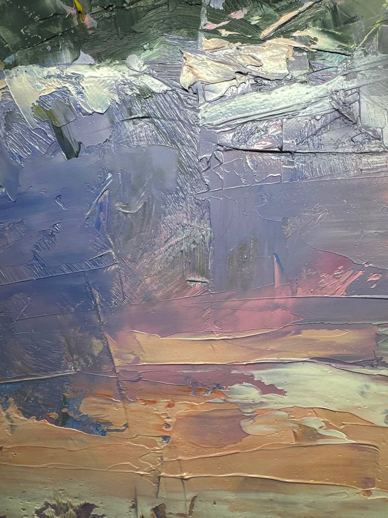 Original Impressionism People Painting by Eugis Eidukaitis