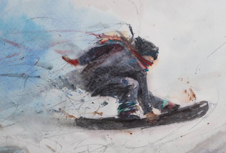 Original Sport Painting by Eugis Eidukaitis