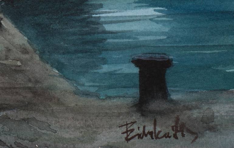 Original Impressionism Seascape Painting by Eugis Eidukaitis