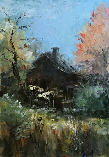 Original Impressionism Landscape Paintings by Eugis Eidukaitis