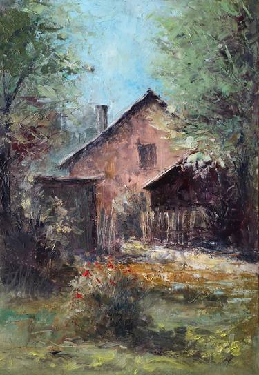 Original Impressionism Landscape Paintings by Eugis Eidukaitis