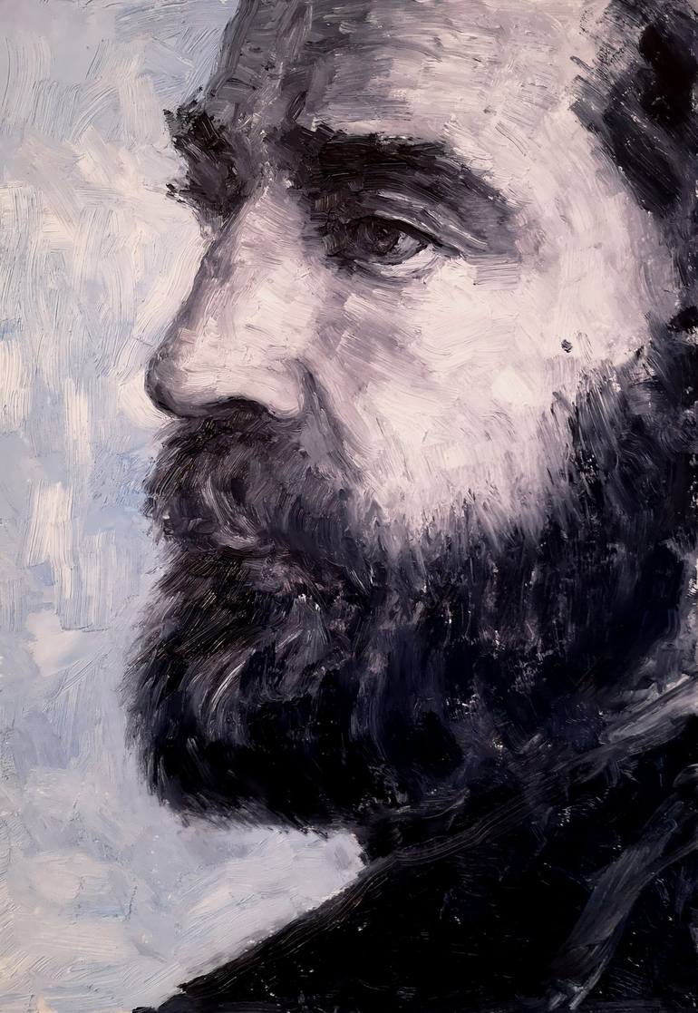 Beard Painting by Eugis Eidukaitis | Saatchi Art