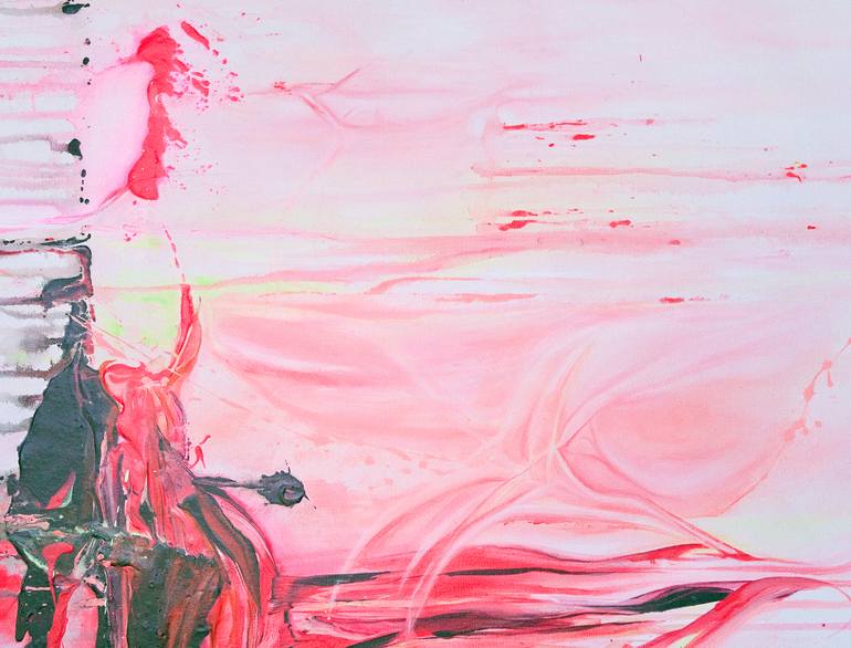 Original Abstract Expressionism Abstract Painting by Dazli Focus