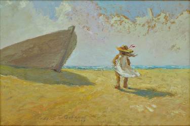 Original Impressionism Beach Paintings by Antonia Angelova
