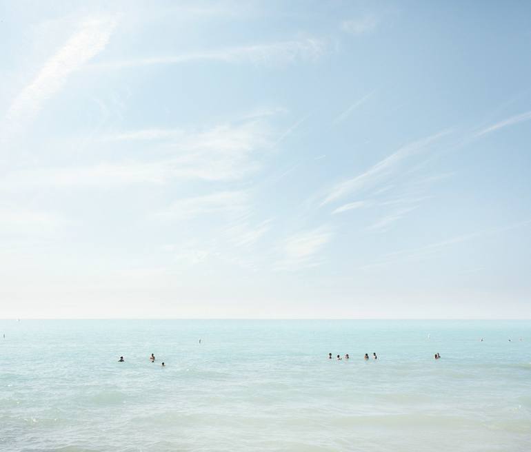 Dark beach pastel