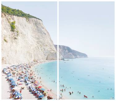 Porto Katsiki Beach # 4 (Diptych) Under the Sun - Limited Edition # 1 of 3 thumb