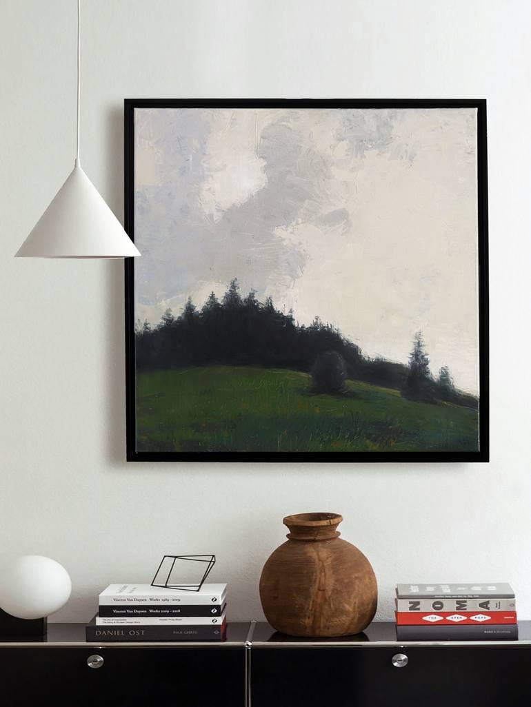 Original Impressionism Landscape Painting by Bo Kravchenko