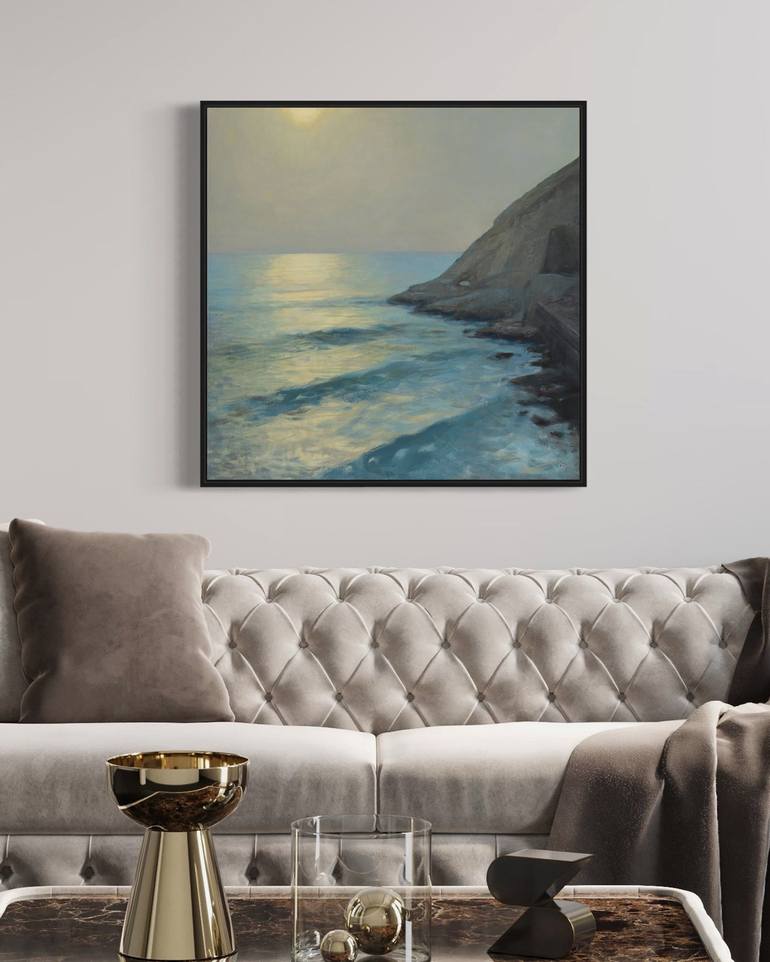 Original Modern Seascape Painting by Bo Kravchenko