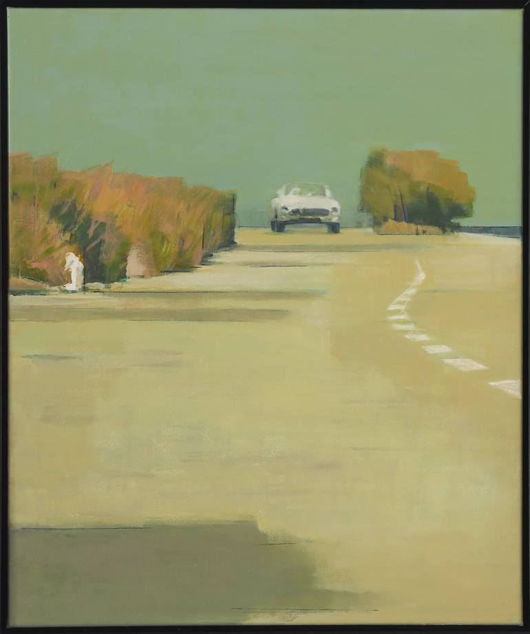 Original Contemporary Seascape Painting by Bo Kravchenko