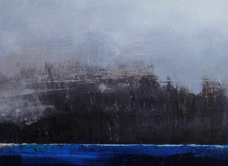 Original Abstract Landscape Painting by Bo Kravchenko