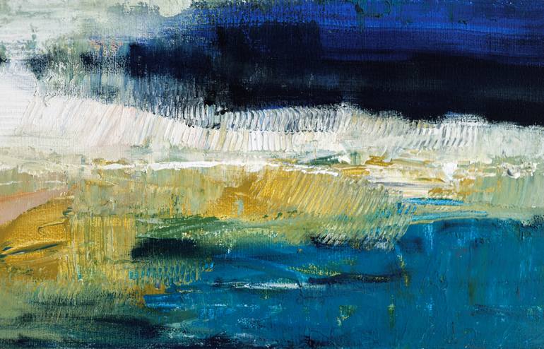 Original Abstract Landscape Painting by Bo Kravchenko