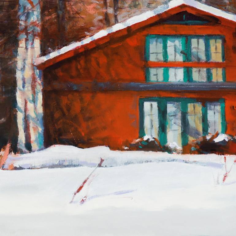 Original Impressionism Landscape Painting by Bo Kravchenko