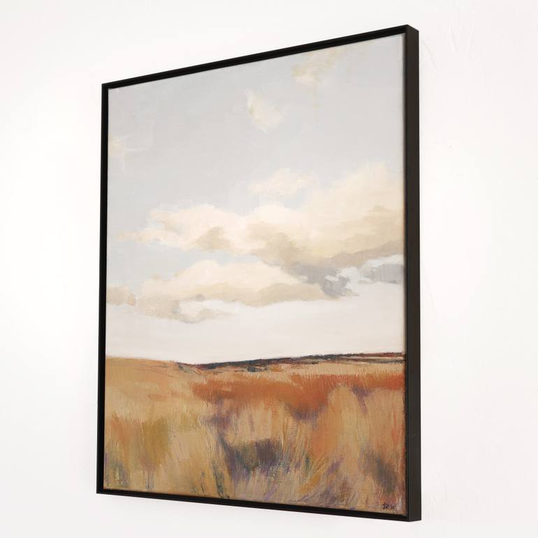 Original Minimalism Landscape Painting by Bo Kravchenko