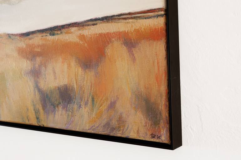 Original Minimalism Landscape Painting by Bo Kravchenko