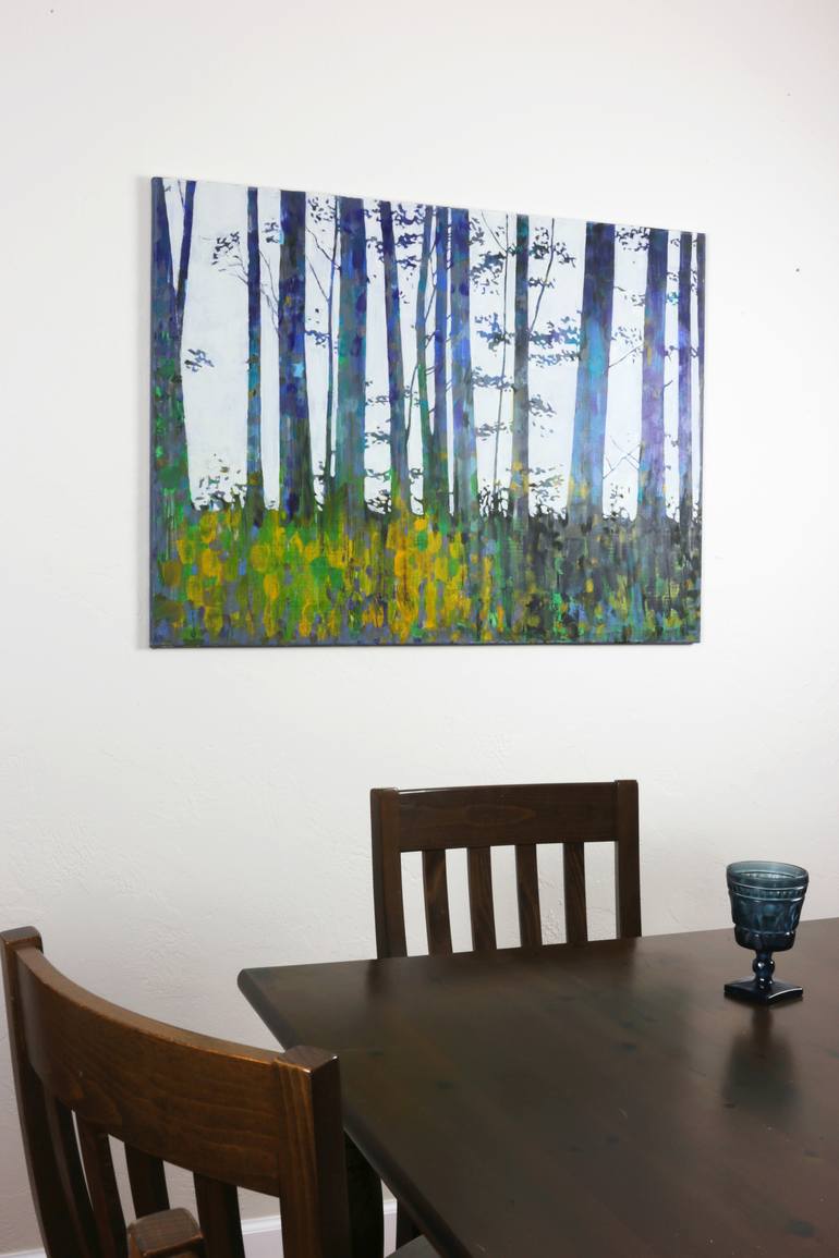 Original Tree Painting by Bo Kravchenko