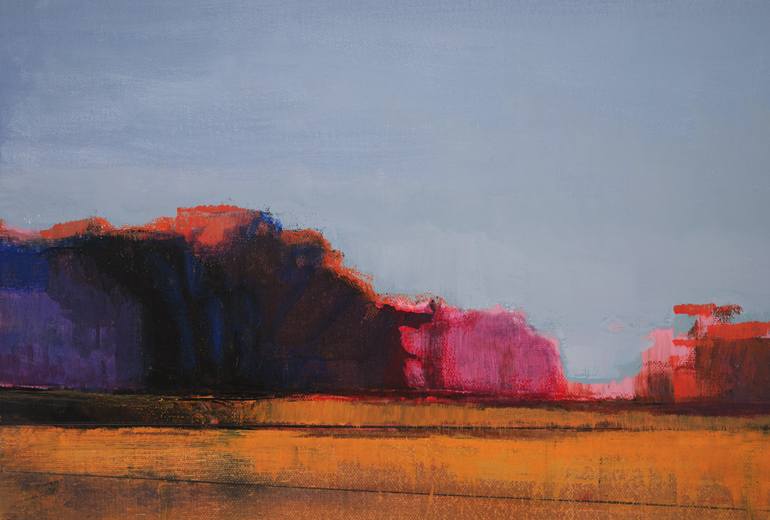 Original Abstract Landscape Painting by Bo Kravchenko