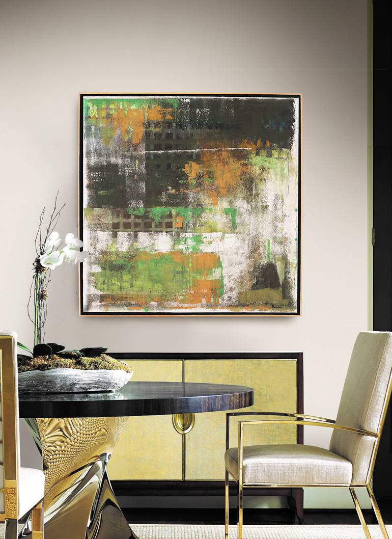Original Expressionism Abstract Painting by Bo Kravchenko