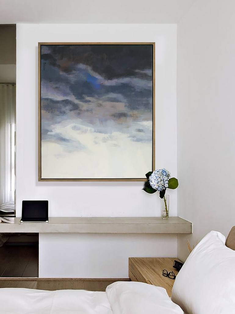 Original Abstract Seascape Painting by Bo Kravchenko