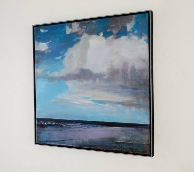 Original Abstract Seascape Painting by Bo Kravchenko