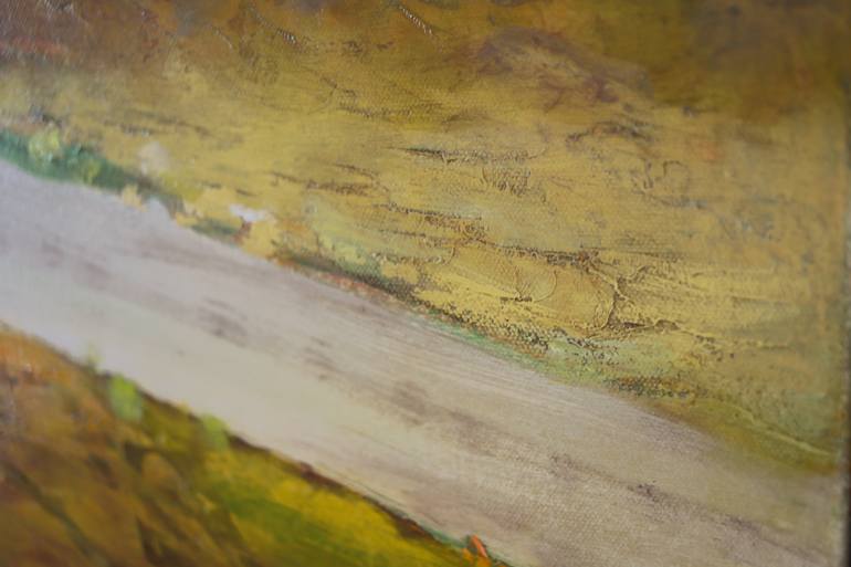 Original Abstract Landscape Painting by Bo Kravchenko