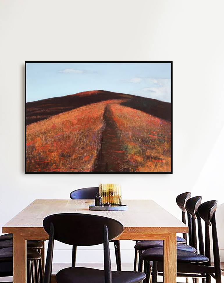 Original Abstract Language Painting by Bo Kravchenko