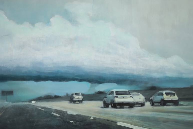 Original Impressionism Landscape Painting by Bo Kravchenko