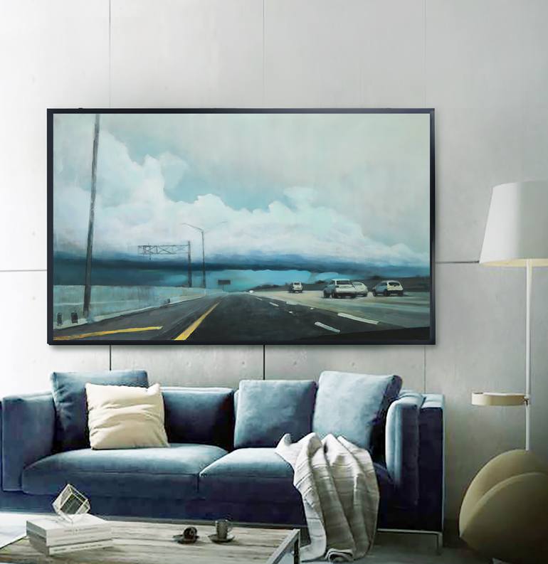 Original Impressionism Landscape Painting by Bo Kravchenko