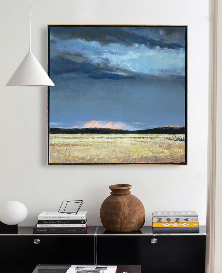 Original Abstract Landscape Painting by Bo Kravchenko