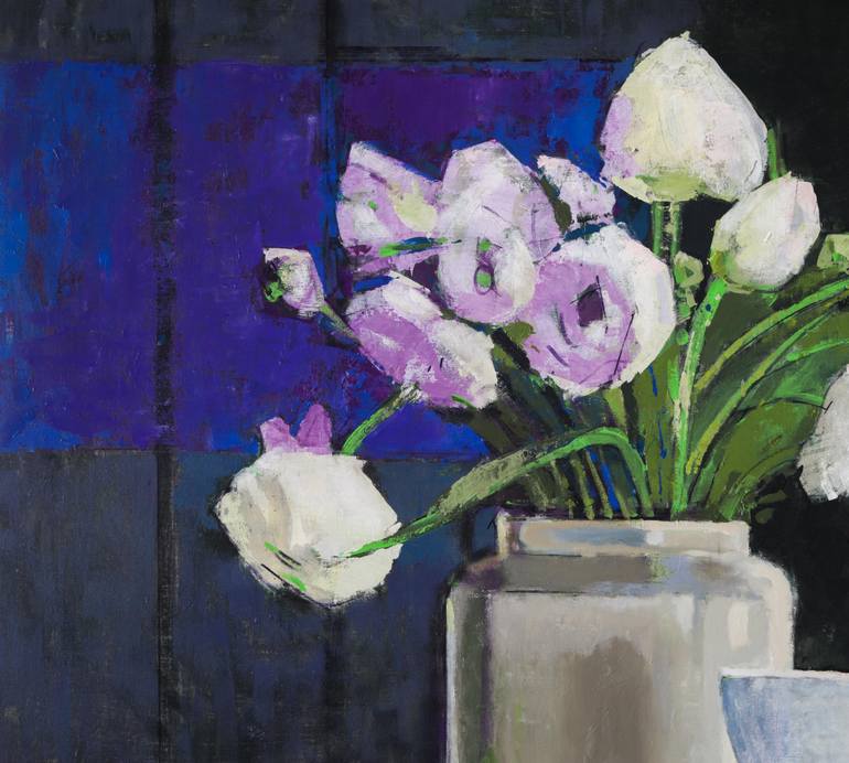 Original Impressionism Still Life Painting by Bo Kravchenko