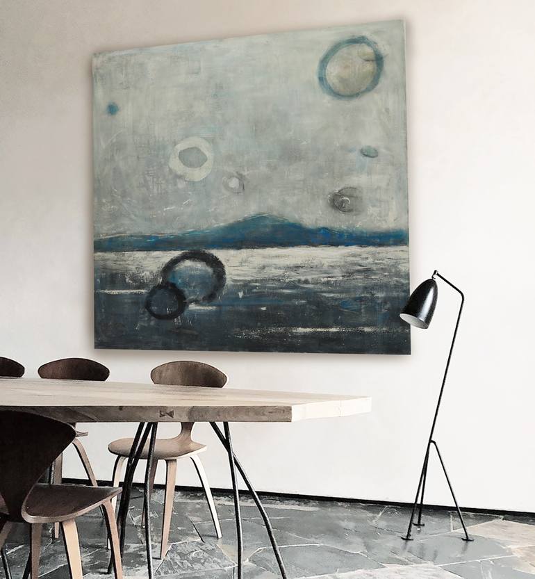 Original Minimalism Abstract Painting by Bo Kravchenko