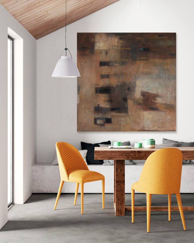 Original Expressionism Abstract Painting by Bo Kravchenko
