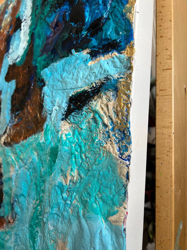 Original Abstract Expressionism Abstract Painting by Tessa Brazil