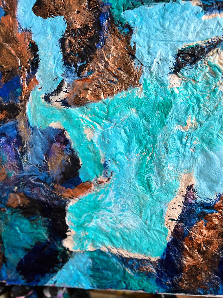 Original Abstract Expressionism Abstract Painting by Tessa Brazil