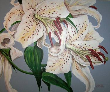 Original Floral Paintings by Norman Blackwell