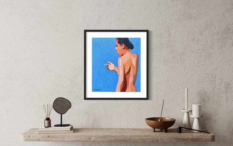 Original Contemporary Nude Painting by Donald Amorosa