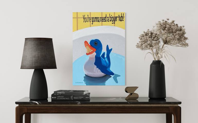 Original Contemporary Animal Painting by Donald Amorosa