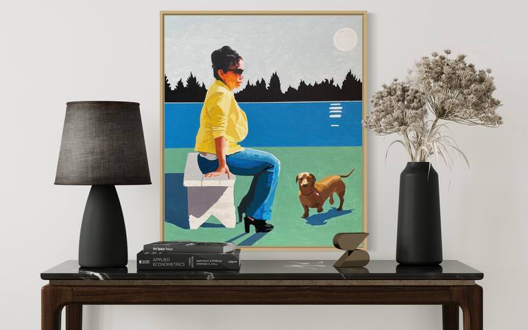 Original Contemporary People Painting by Donald Amorosa
