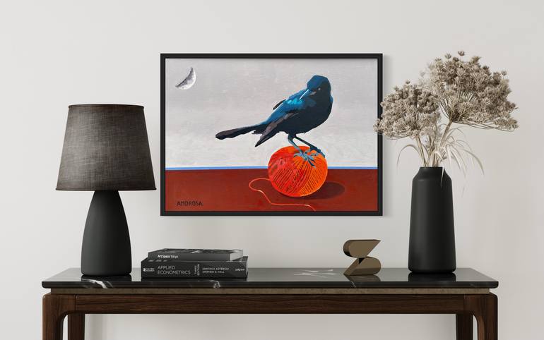 Original Contemporary Animal Painting by Donald Amorosa