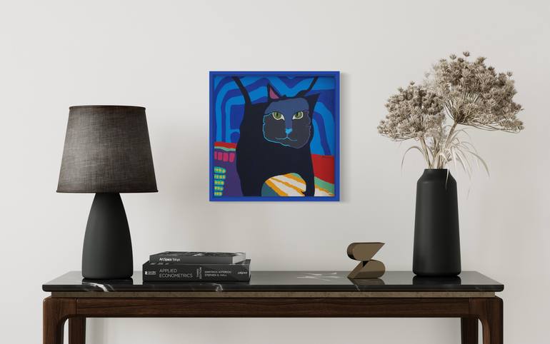 Original Expressionism Animal Painting by Donald Amorosa