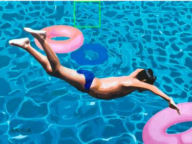 Original Contemporary People Painting by Donald Amorosa