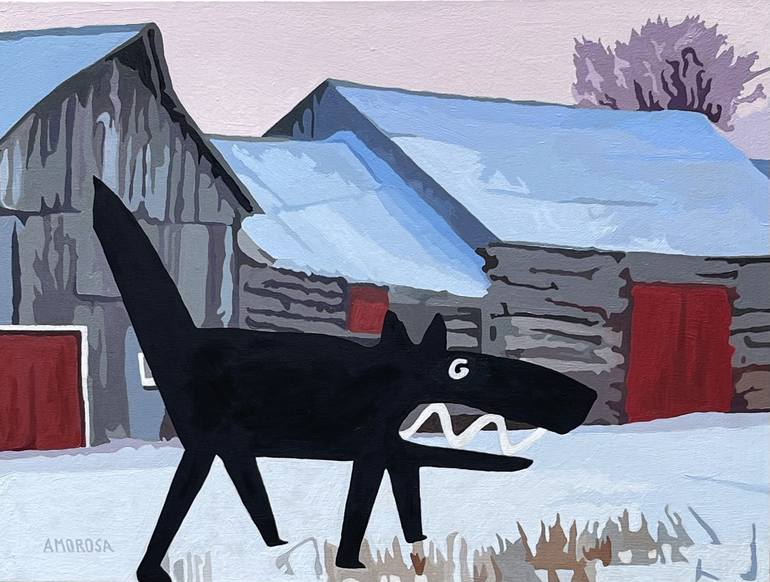 Print of Contemporary Animal Paintings by Donald Amorosa