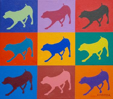 Original Pop Art Animal Paintings by Donald Amorosa