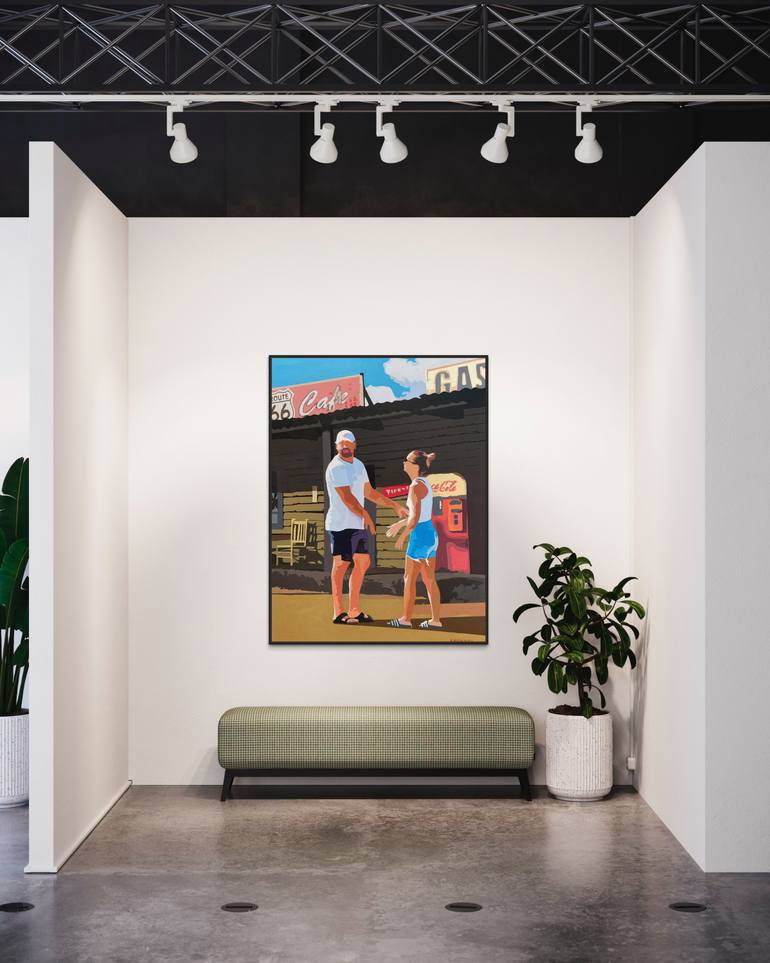 Original Figurative Men Painting by Donald Amorosa