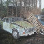 Abandoned  Rare 1970's Jaguar XJ by Rebecca Cains