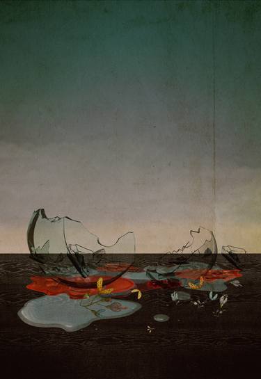 Print of Love Collage by Grycja Erde