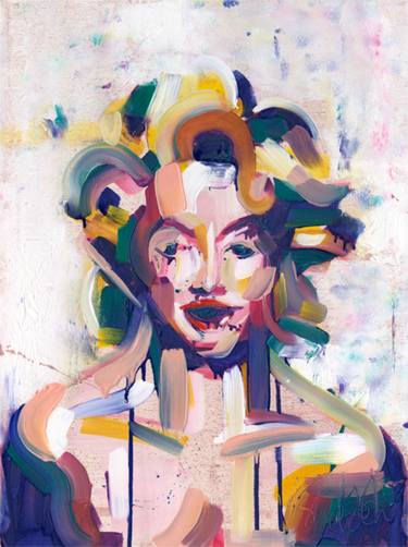 Monroe -  A broken ‘doll’  Oil on canvas  2017 thumb