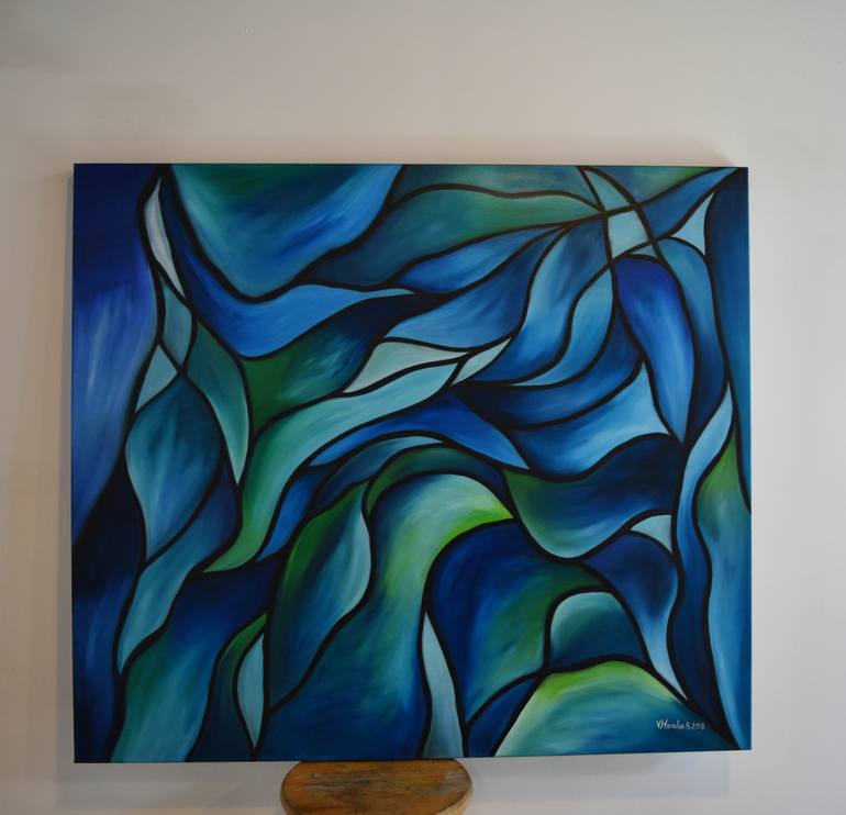 Original Abstract Painting by Victoria Morales
