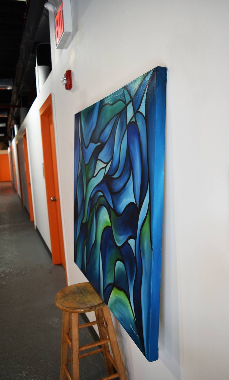 Original Abstract Painting by Victoria Morales
