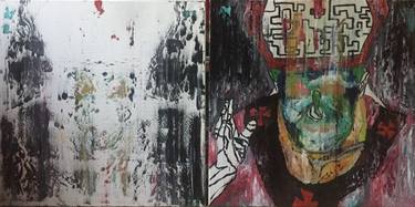 Original Abstract Expressionism Pop Culture/Celebrity Paintings by Pavel Kolomiets
