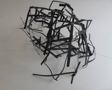 Original Abstract Expressionism Architecture Sculpture by Maria Christoforatou